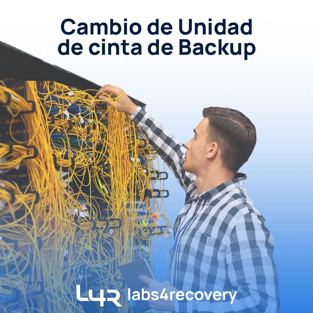 Asistencia para el Cambio de Unidad de cinta de Backup en CPD