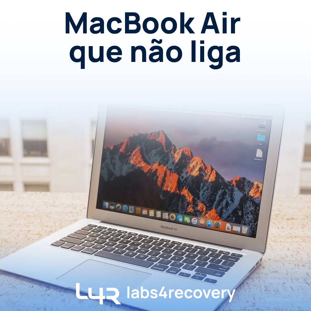 Macbook Air não liga tela preta, como resolver