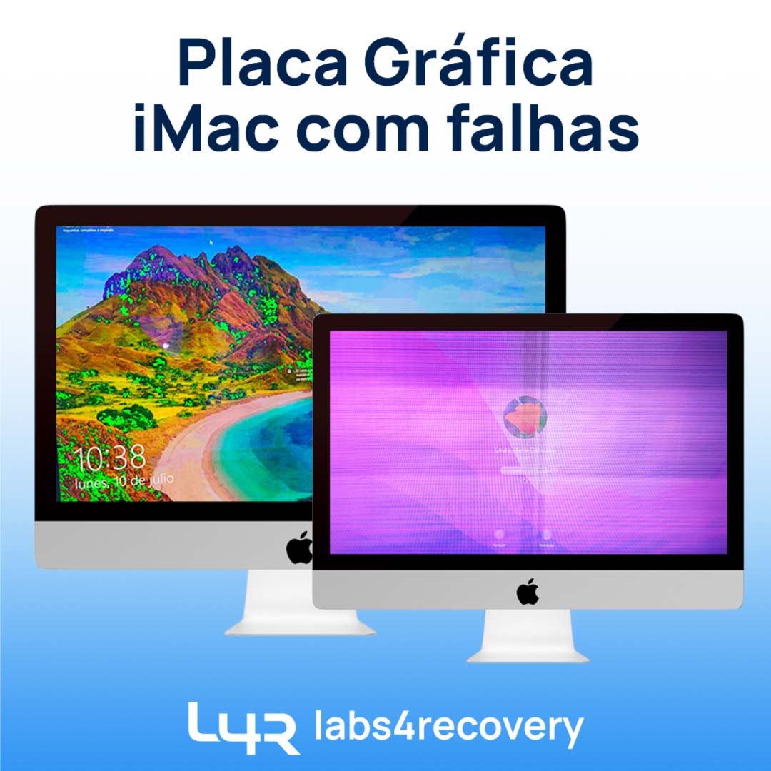 Reparação iMac 27″ com problemas na placa gráfica