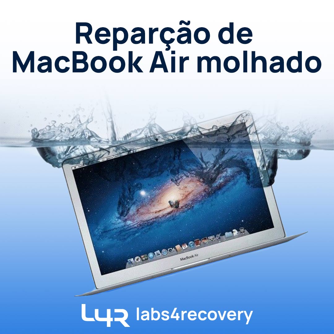 MacBook Air água no teclado