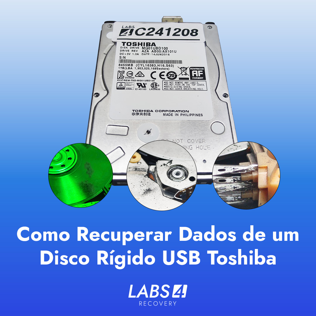 Como Recuperar Dados de um Disco Rígido USB Toshiba