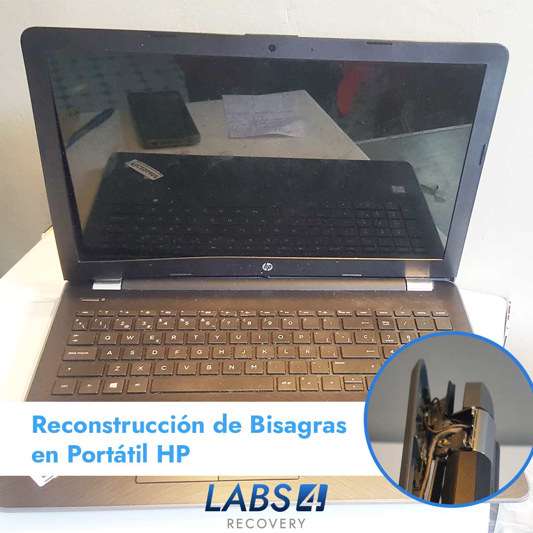 Reconstrucción de Bisagras en Portátil HP